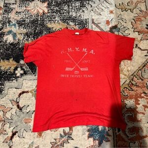 Vintage hockey tee